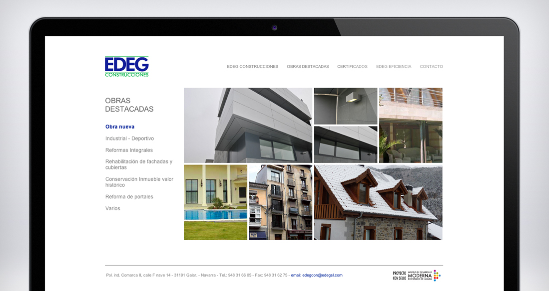 construcciones edeg sl web