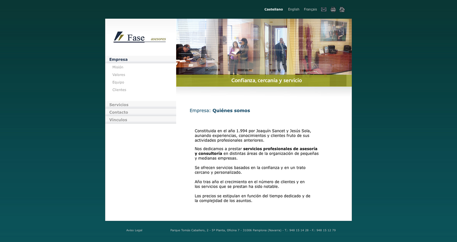 Fase asesores web