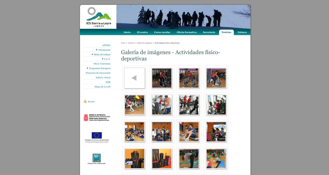 IES Sierra de Leyre Lumbier web