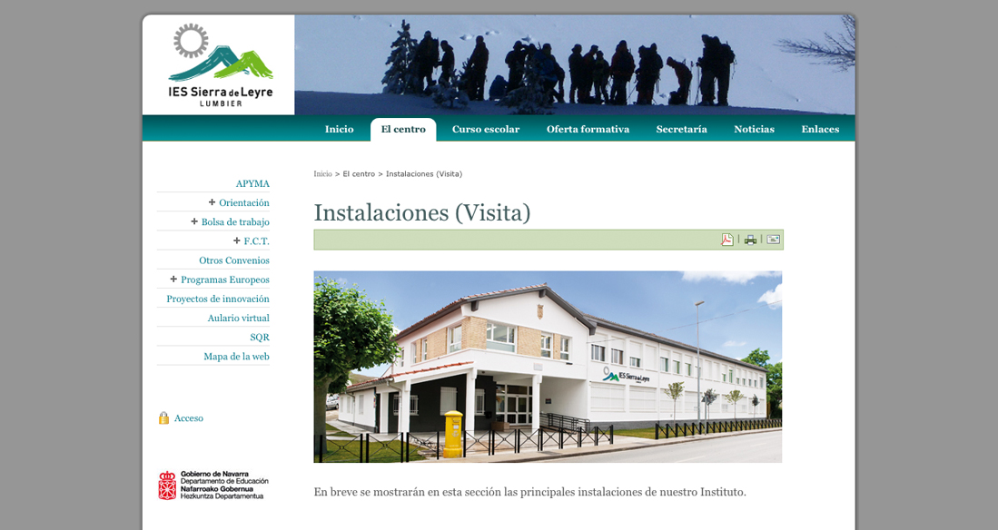 IES Sierra de Leyre Lumbier web